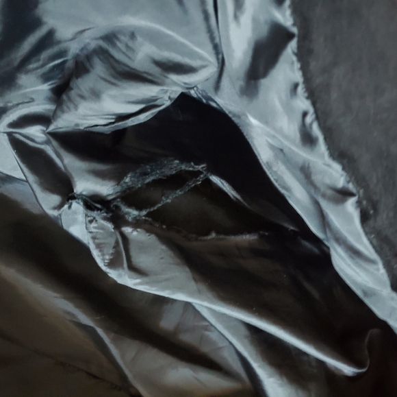 VINTAGE Forever 21 Real Suede 70's Style Biker Fringe Crop Jacket - Picture 4 of 5